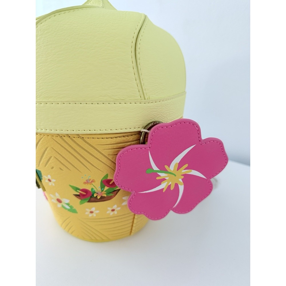 Disney Dole Whip Pineapple‎ Swirl Loungefly Purse Crossbody Bag BNWT - Picture 5 of 9
